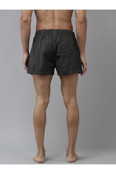 The Bear House Men's Cotton Boxers Pack of 2 Soft, Breathable & Comfortable Fit for Daily Wear