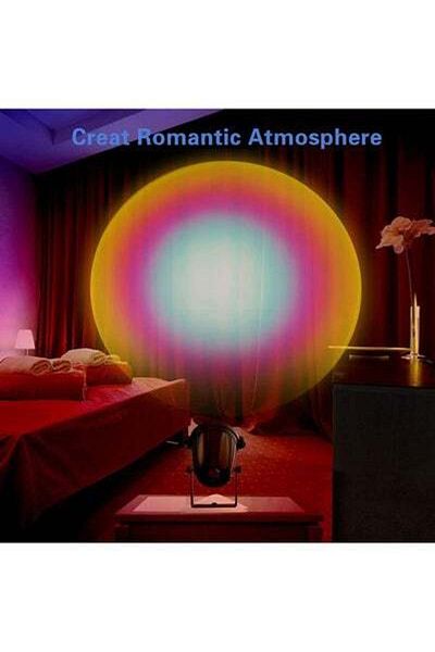HALAMODO Night Light LED Sunset Projection Lamp Multicolour