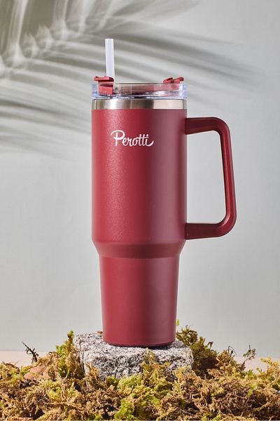 Perotti Colte V1 Stainless Steel Claret Red Thermos Cup 1.2 Lt