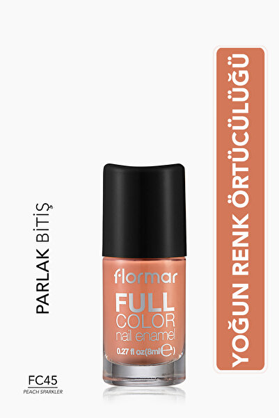 Flormar Full Color Ultra Yüksek Pigmentli & Parlak Bitişli Oje