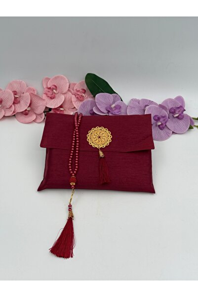 Uğurlu Hac Set de mărgele de rugăciune din perle secade, cu piatră pătrată cu...