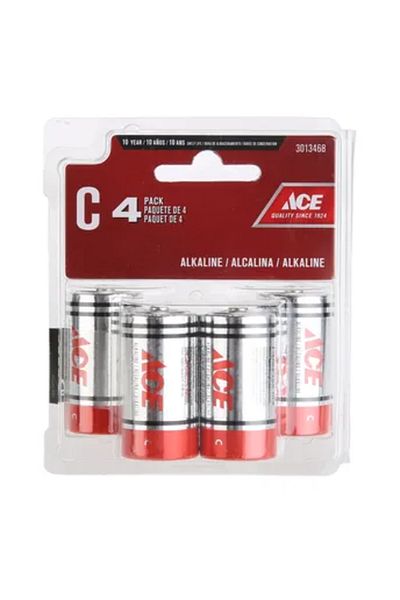 ACE C Alkaline Battery Pack (4 Pc., 1.5 V)