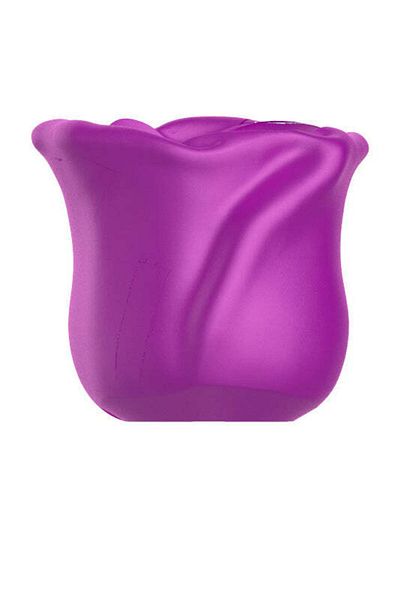 WildFashion Accesoriu model trandafir pentru vibrator tip OU, stimulare clitoridiana, Mov TOY346A-11