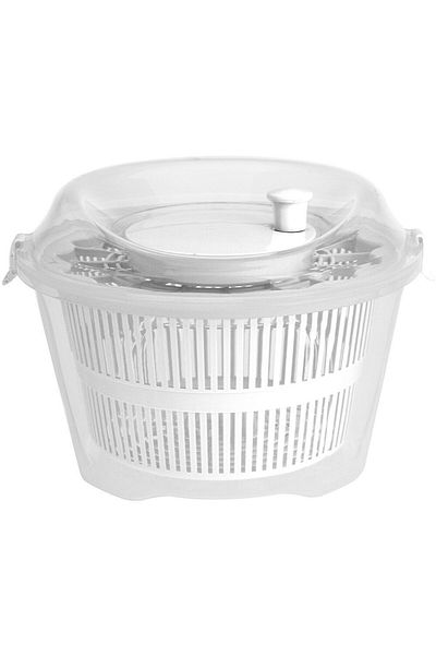 Excellent Houseware Εξαιρετικό στεγνωτήριο σαλάτας Λευκό, 25x16 εκ.