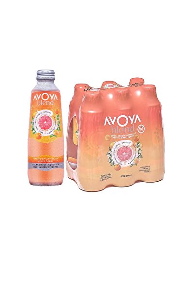 AVOYA 6'lı Blend Greyfurt&portakal Meyveli Maden Suyu 250ML