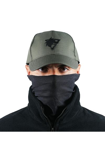 Wolftrap Tactical Wolf Logo Ripstop Fabric Khaki Hat