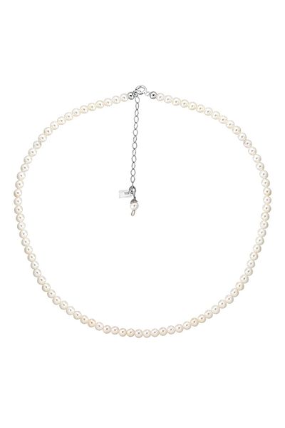 ohmygod jewelry Colier Perle de 4 mm la Baza Gatului si Accesorii din Argint – Classic Pearl