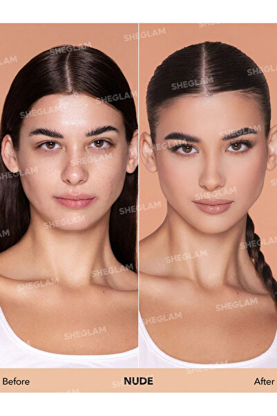 SHEGLAM Complexion Pro Long Lasting Breathable Matte Foundation-Nude