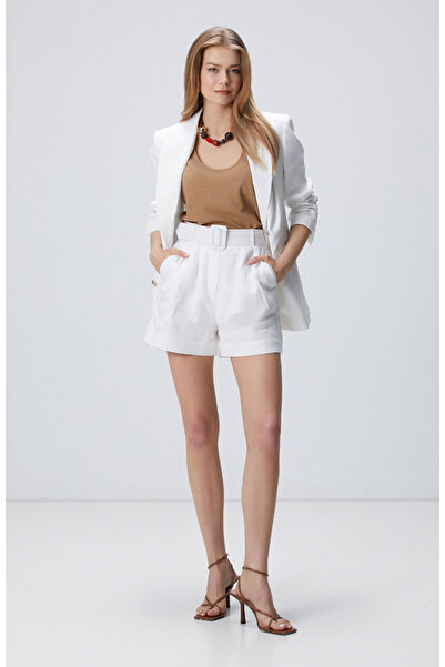 Network Kırıkbeyaz Şort