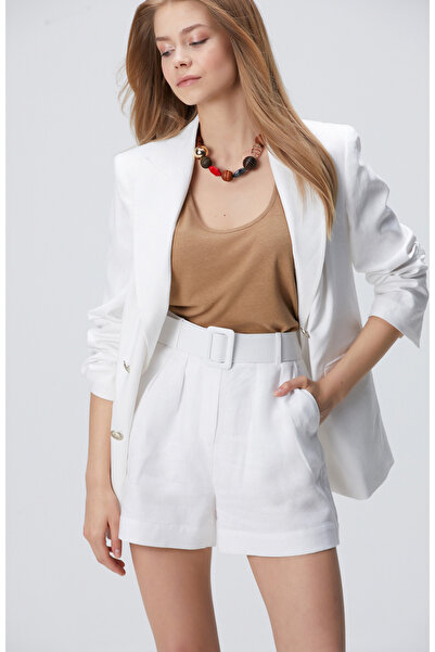 Network Kırıkbeyaz Şort