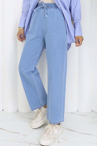 benguen Blugi cu talie elastică Ice Blue 4083