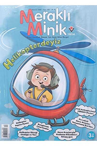 Tübitak Yayınları Meraklı Minik Dergi Haziran 2025 (3-6 yaş)