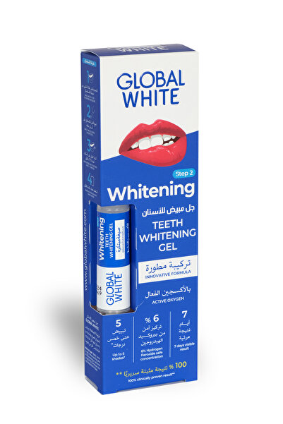 Global White جلوبال وايت جل مبيض للأسنان - 5 مل