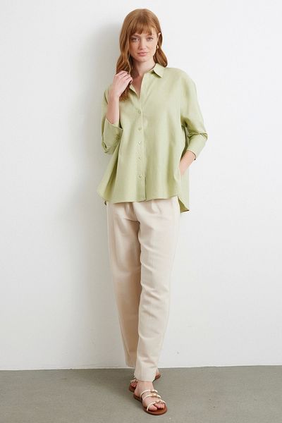 Never more Slit Fakir Sleeve Shirt Mint
