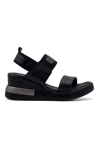Berk SANDALE DE DAMA CU TALPA POLI ELASTICA NEGRA