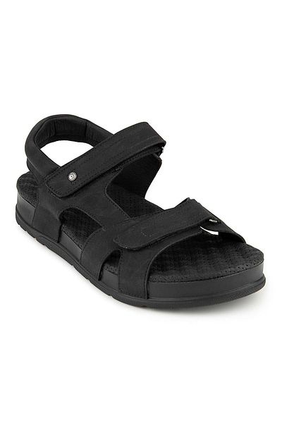 Muya Sagrado Anatomical Sole Heel Spur Men's Sandals Black