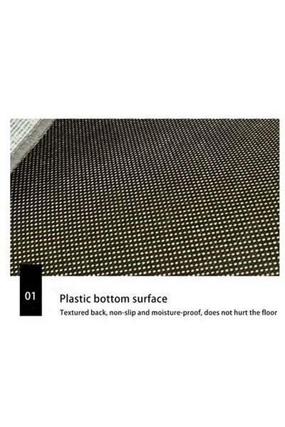 HALAMODO Simple Modern Style Living Room Carpet Polypropylene Rectangle Multicolour 140x200cm