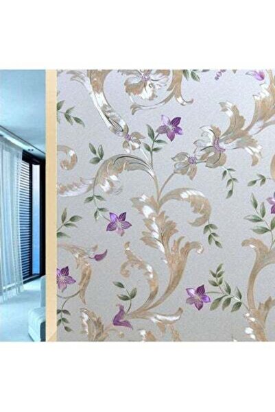 HALAMODO غشاء نافذة لاصق ثابت متعدد الألوان 45 × 100 سم