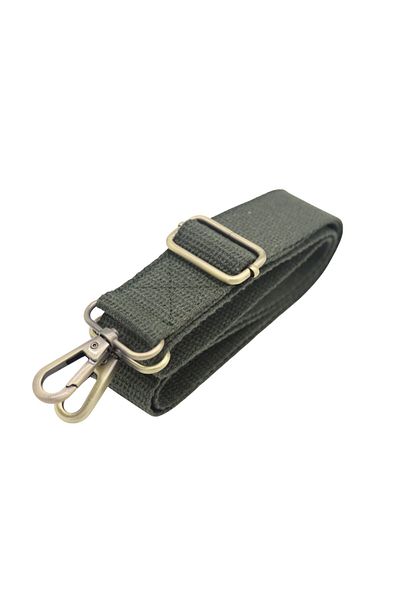 Anatolia Khaki Green Adjustable Cotton Bag Shoulder Strap