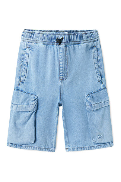 Name it Pantaloni scurți de blugi pentru băieți name it 13240411 albaștri