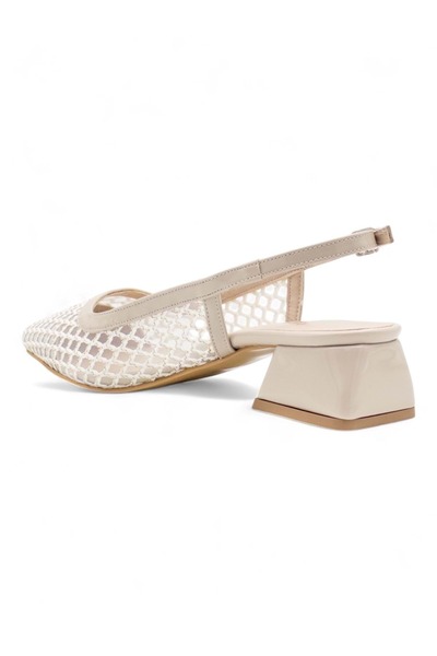 Berk Net Low Heel Evening Dress