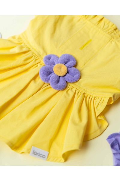 Lorico Dog Dress - Dog Outfit (Floral Dress)
