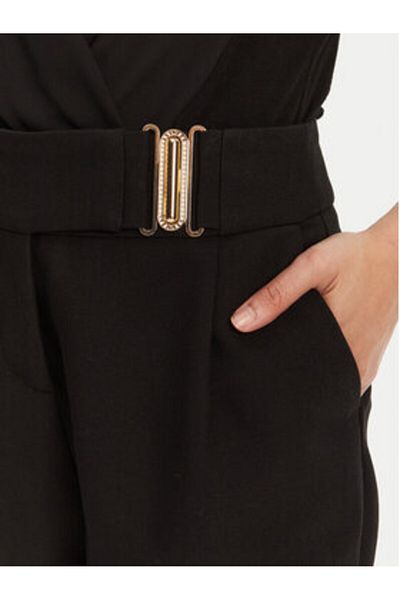 Morgan Pantaloni scurți din material textil pentru femei 251-SHOU.F Negri