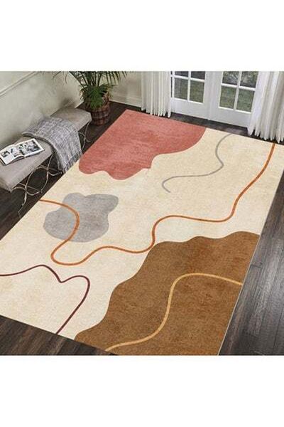 HALAMODO Rectangular Soft Touch Carpet Multicolour 160x230cm