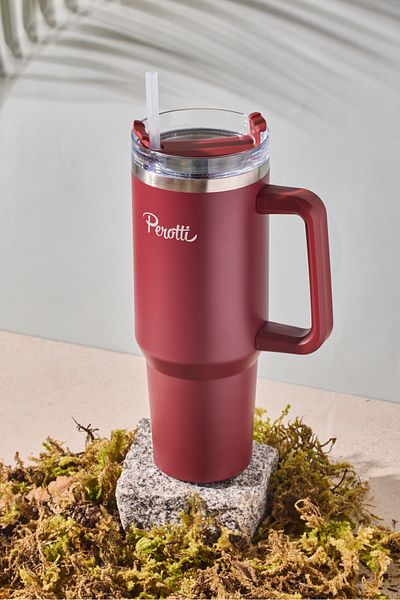 Perotti Colte V1 Stainless Steel Claret Red Thermos Cup 1.2 Lt