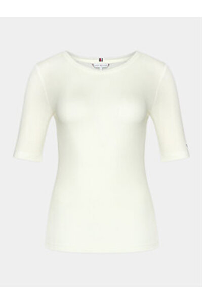Tommy Hilfiger Women's T-Shirt WW0WW39789 Beige