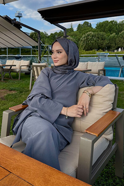 LOCCO Women's Cape Modal Suit Gray