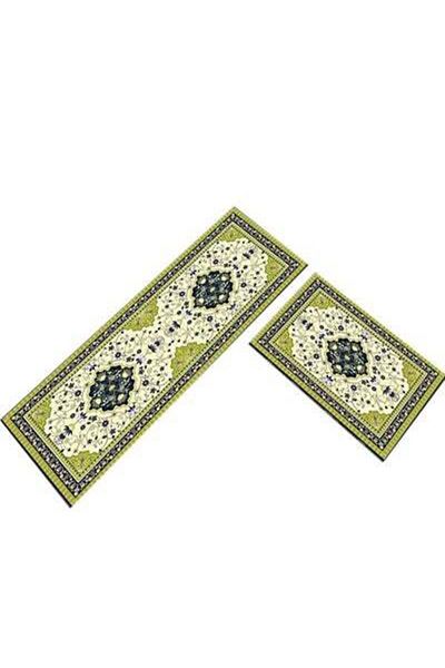 HALAMODO European Style Big Flower Kitchen Floor Mat Multicolour 40X60centimeter