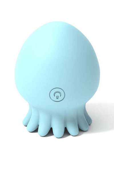 WildFashion Vibrator Octopus cu suctiune/aspiratie pentru stimularea clitoridiana, SkyBlue TOY332-48