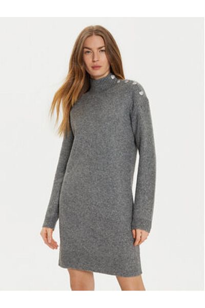 Morgan Women's Knitted Dress 242-RMSTORI Gray