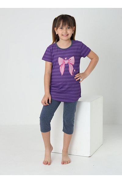 ERTA GOLD Girl's Summer Capri Suit