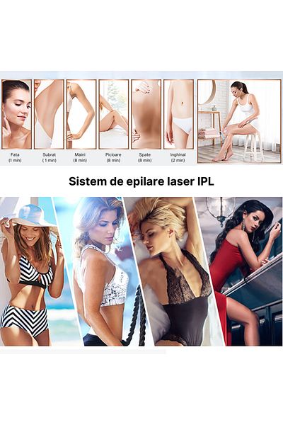 MaGeCa Ipl ® Epilator, Laser Hair Removal Device, 5 Intensity Levels