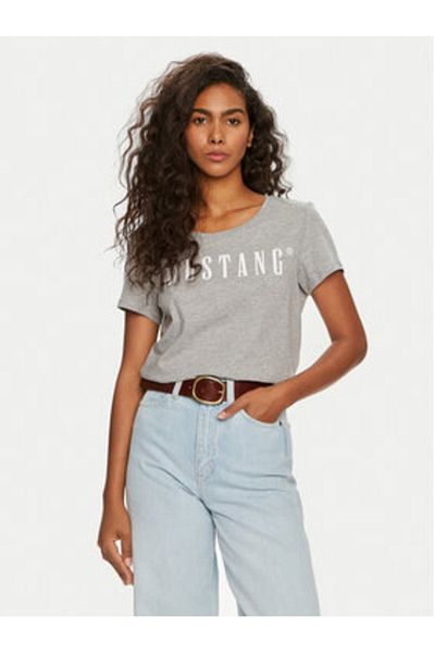 Mustang Women's T-Shirt 1013933 Gray