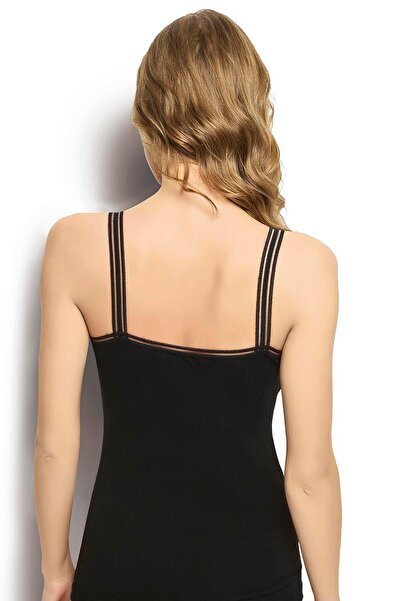 Jiber Women's Black 3-Piece Cotton Lycra Undershirt 553