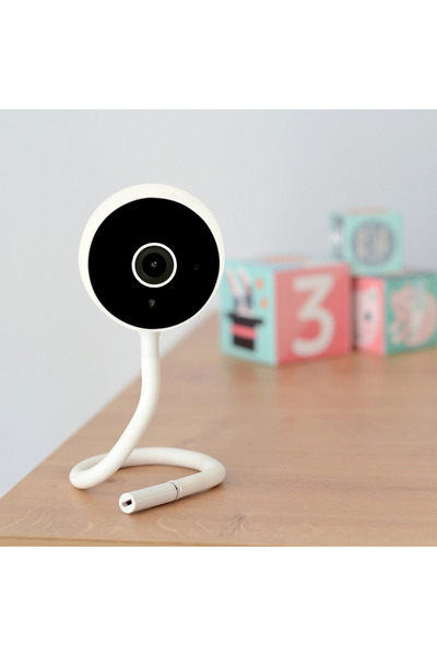 Smart Vibe Συσκευή παρακολούθησης μωρού Wifi με εύκαμπτο πόδι Hellokid Mini 5t Νυχτερινή όραση, εφαρμογή smartphone, κίνηση/ήχος