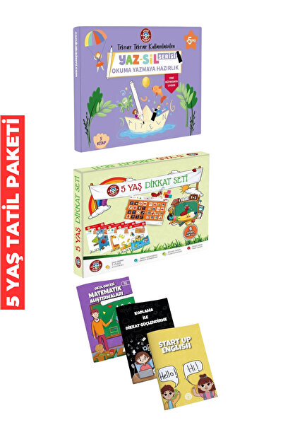 Çocuk Akademi 5 Yaşa Özel Tatil Etkinlik Paketi