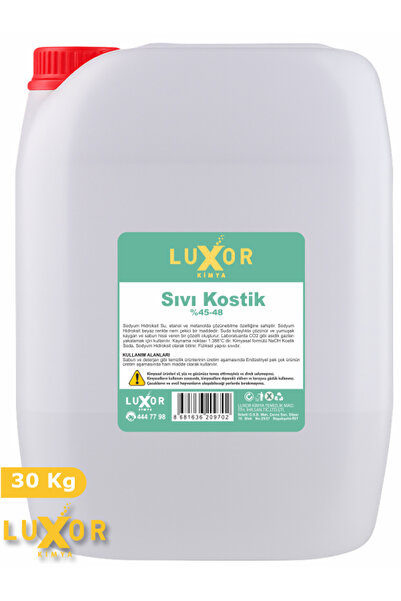Luxor Kimya %45-48 Sıvı Kostik 30 Kg