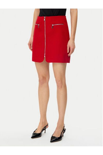 Morgan Womens Mini Skirt 241-JADA Red