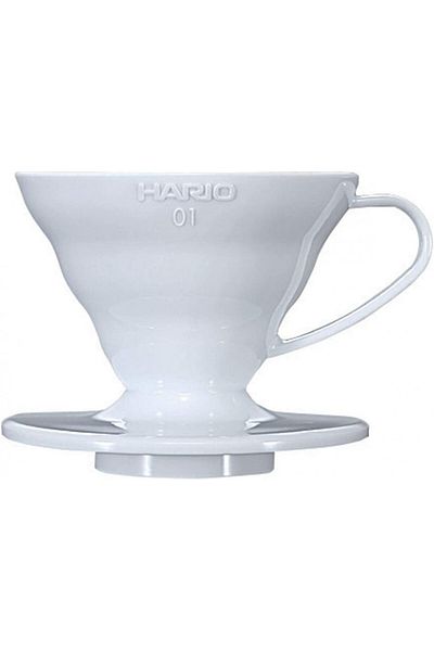 Hario coffee filter holder, plastic, white