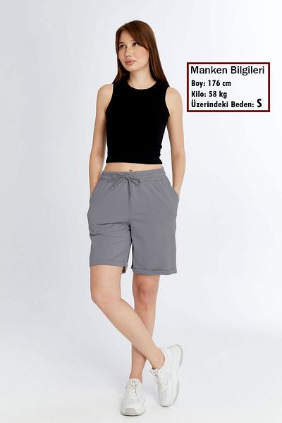 KRAVEN Women's Double Leg Oversize Comfortable Fit Shorts