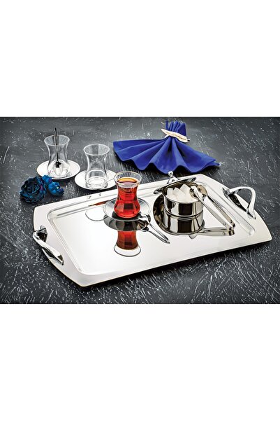 ÖZLİFE طقم شاي سيلف 40 قطعة ساده