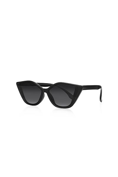 Kinary Bright Black Unisex Sunglasses - 1027