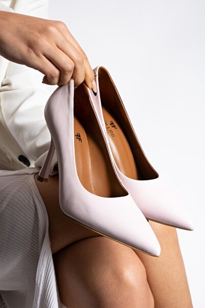 FOLLİNİ Γυναικεία δερμάτινη πούδρα στιλέτο