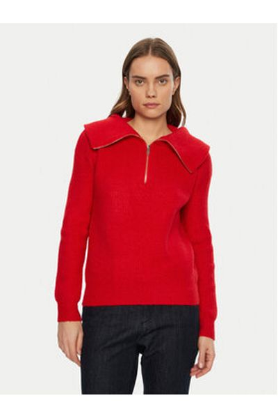 Morgan Women's Sweater 242-MCOLAR Red
