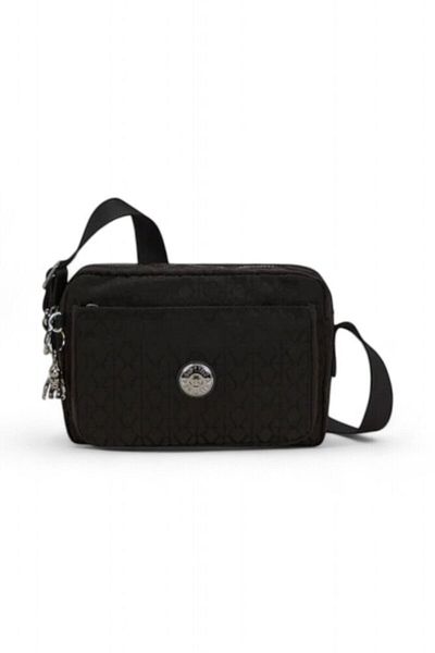 Kipling Abanu m Black Sign Women's Crossbody Bag Kı6575
