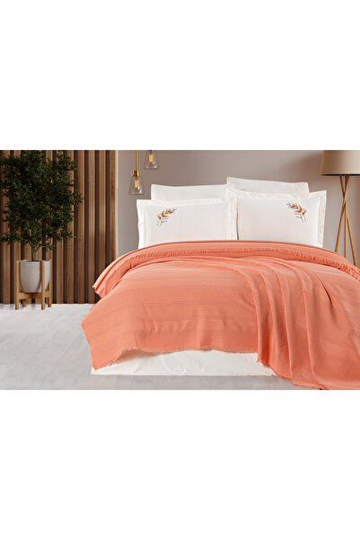 Vannes Home طقم بيكيه مزدوج عصري بتصميم روكوكو مصنوع يدويًا من القطن بنسبة 100%